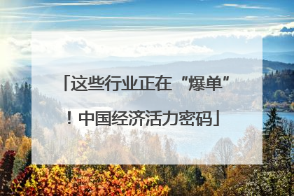 这些行业正在“爆单”！中国经济活力密码