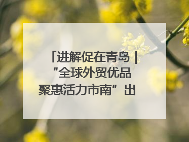 进解促在青岛｜“全球外贸优品 聚惠活力市南”出口转内销进商超专场活动启动