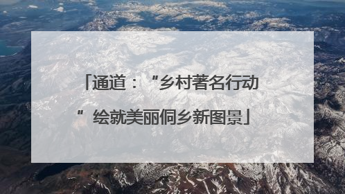 通道：“乡村著名行动”绘就美丽侗乡新图景