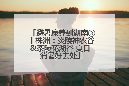 避暑康养到湖南③丨株洲：炎陵神农谷&茶陵花湖谷 夏日消暑好去处