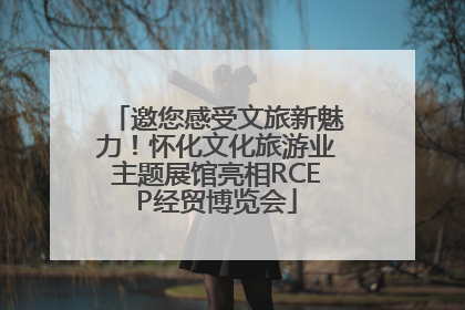 邀您感受文旅新魅力！怀化文化旅游业主题展馆亮相RCEP经贸博览会