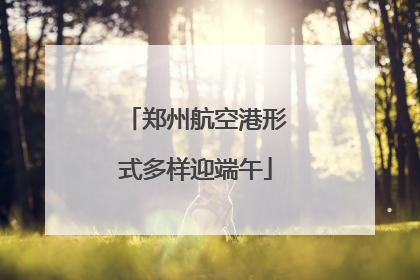 郑州航空港形式多样迎端午