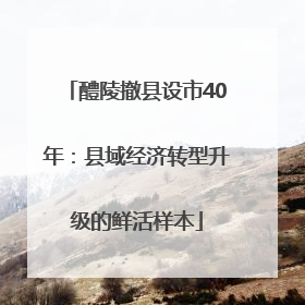 醴陵撤县设市40年：县域经济转型升级的鲜活样本