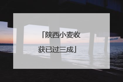 陕西小麦收获已过三成