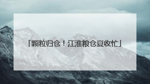 颗粒归仓！江淮粮仓夏收忙