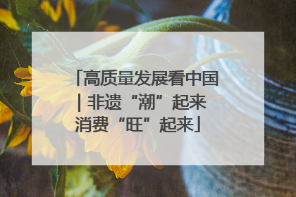 高质量发展看中国｜非遗“潮”起来 消费“旺”起来