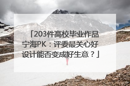203件高校毕业作品宁海PK：评委最关心好设计能否变成好生意？